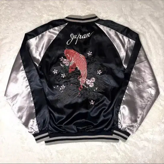 [BUNJANG] Japanese Koi Sukajan Jacket / 재패니즈 일본 잉어 스카쟌 재킷 자켓