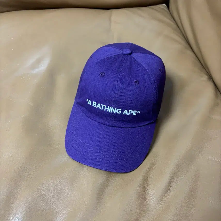 [BUNJANG] BAPE 6-Panel Washed Purple Cap / 베이프 6패널 볼캡 모자 워시드 퍼플