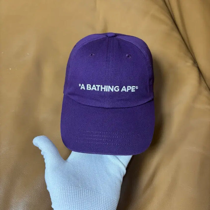 [BUNJANG] BAPE 6-Panel Washed Purple Cap / 베이프 6패널 볼캡 모자 워시드 퍼플
