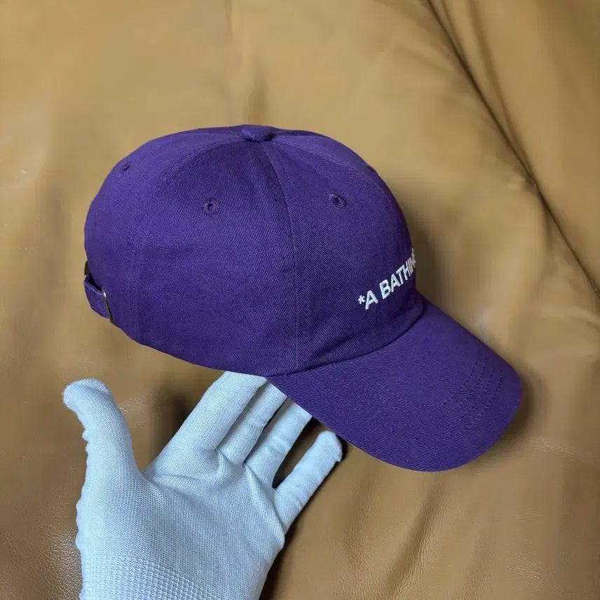 [BUNJANG] BAPE 6-Panel Washed Purple Cap / 베이프 6패널 볼캡 모자 워시드 퍼플