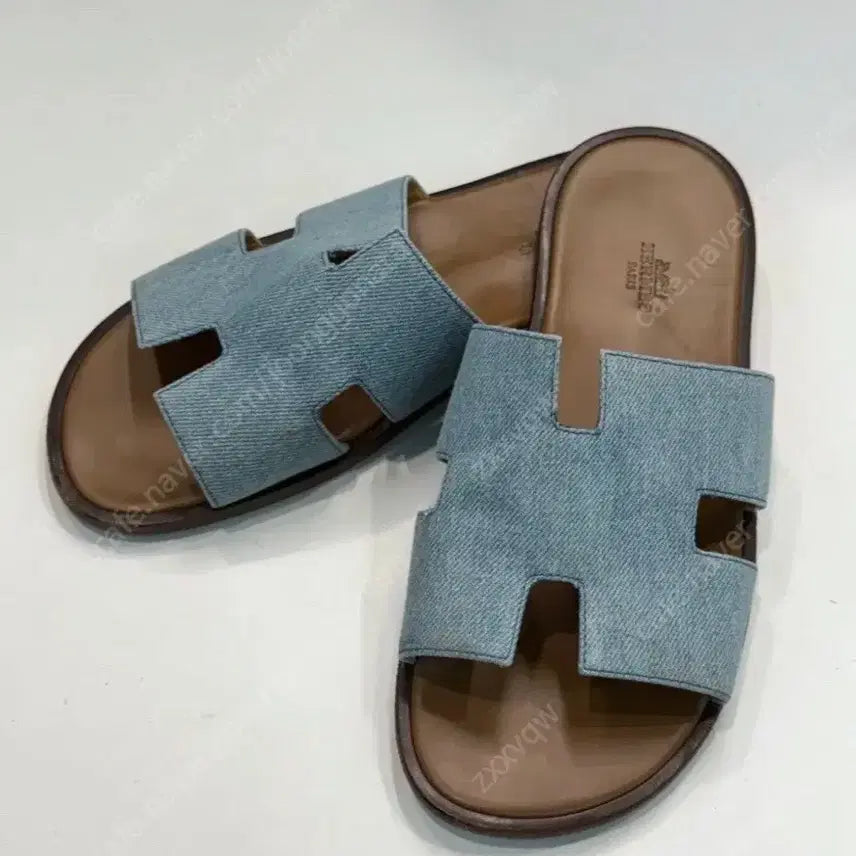 [BUNJANG] Hermes Izmir Denim Mules Size 39 / 에르메스 이즈미르 데님 39