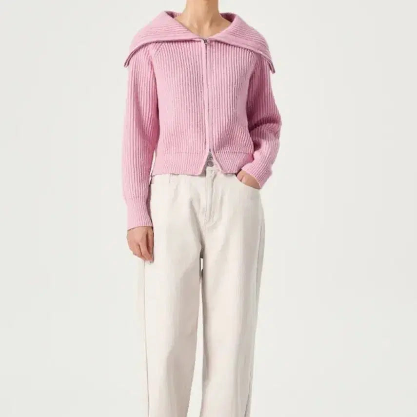 [BUNJANG] 8Seconds Cream Cotton Long Wide Pants (Ivory, M) / 에잇세컨즈 크림팬츠 코튼 롱 와이드 팬츠 아이보리M