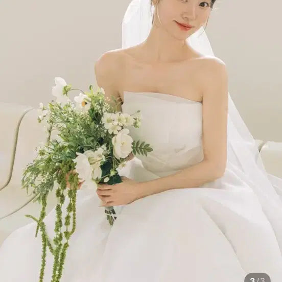 [BUNJANG] Sugar Dress Organza Wedding Dress Size S / 슈가드레스 오간자 웨딩드레스 s사이즈
