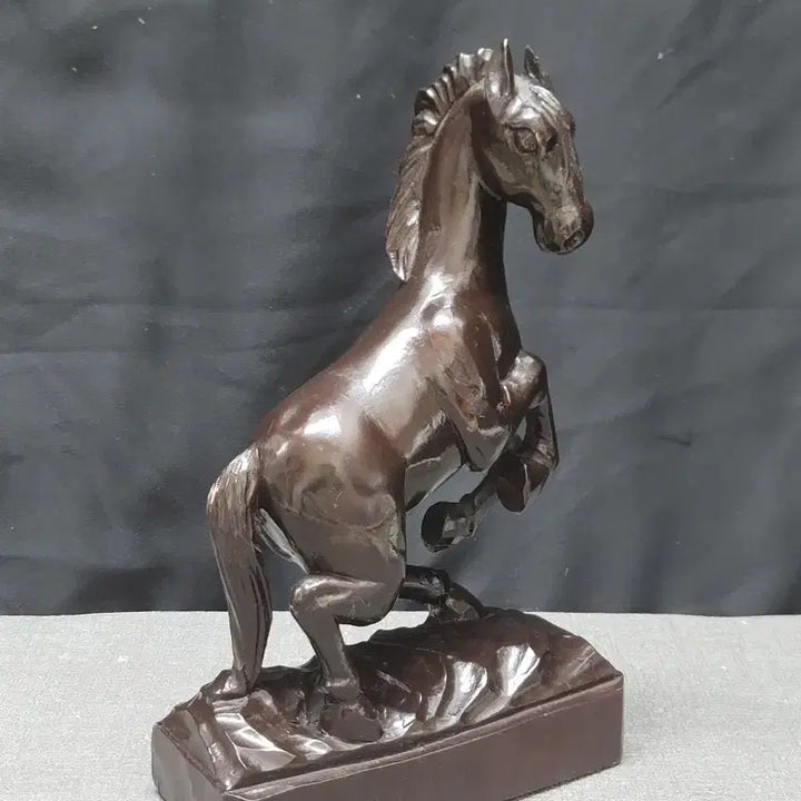 [BUNJANG] Wooden Horse Sculpture (32cm) / 준마 목조각