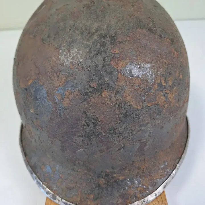 [BUNJANG] Antique Korean Army Cast Iron Helmet / 근대사 수집 자료 옛날 육군 무쇠 철모 8