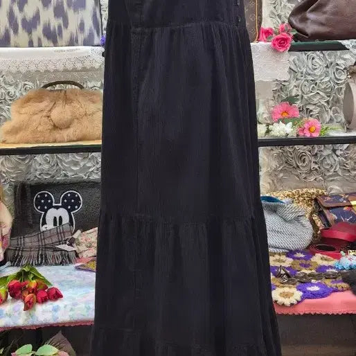 [BUNJANG] Uniqlo 100% Cotton Tiered Camisole Long Dress / 유니클로 면 100% 티어드 끈나시 롱원피스 (66 77)