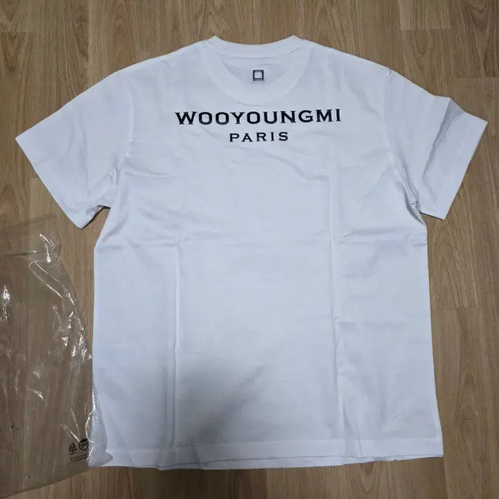 [BUNJANG] Wooyoungmi Back Logo Short Sleeve T-Shirt Size 46 / 우영미 백로고 반팔 티셔츠 46