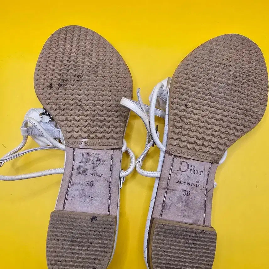 [BUNJANG] Dior Rose Chain Sandals Size 36 / 디올 로즈 체인 샌들 36