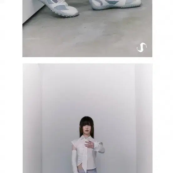 [BUNJANG] Oh!os Ivory Strap Flat Shoes / 오호스 아이보리 스트랩 플랫슈즈