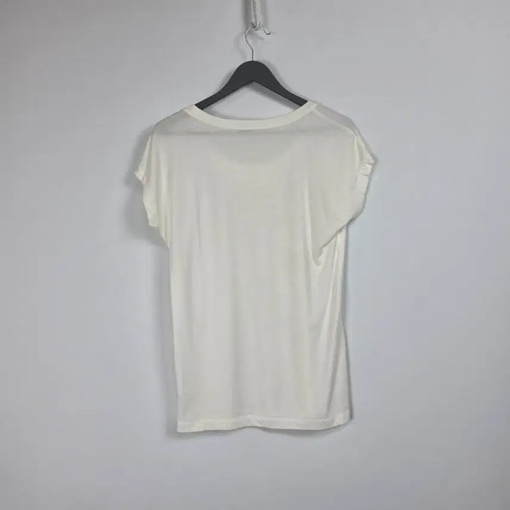 [BUNJANG] Clovice White Cubic Short Sleeve T-Shirt Women&