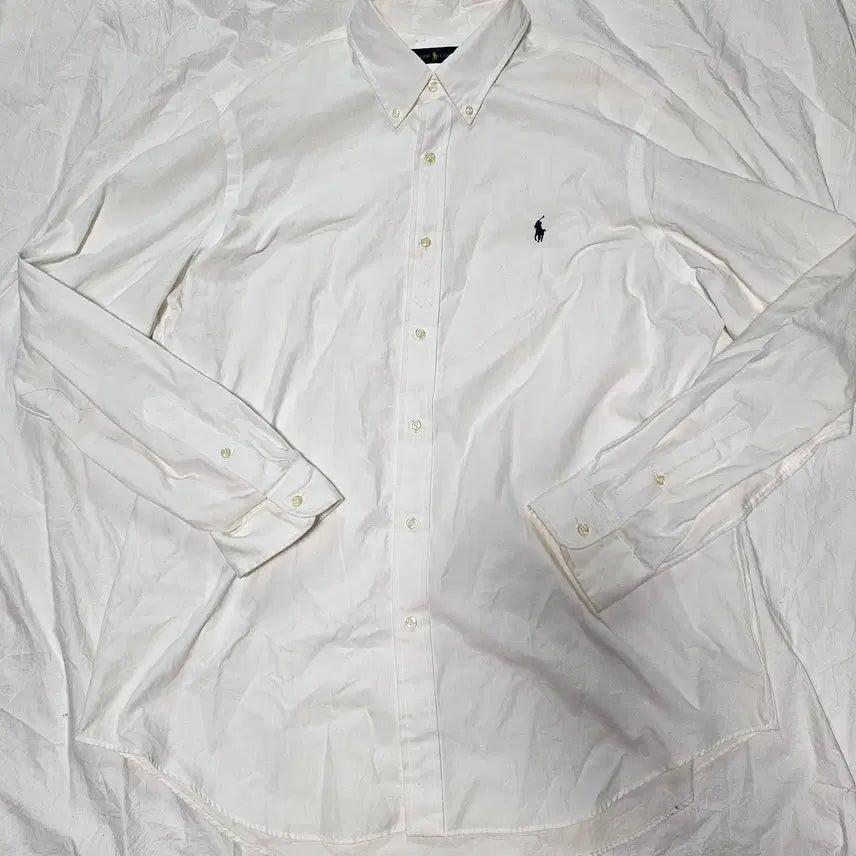 [BUNJANG] Polo Ralph Lauren Oxford Shirt White XL / 폴로랄프로렌 옥스포드 셔츠 화이트 XL