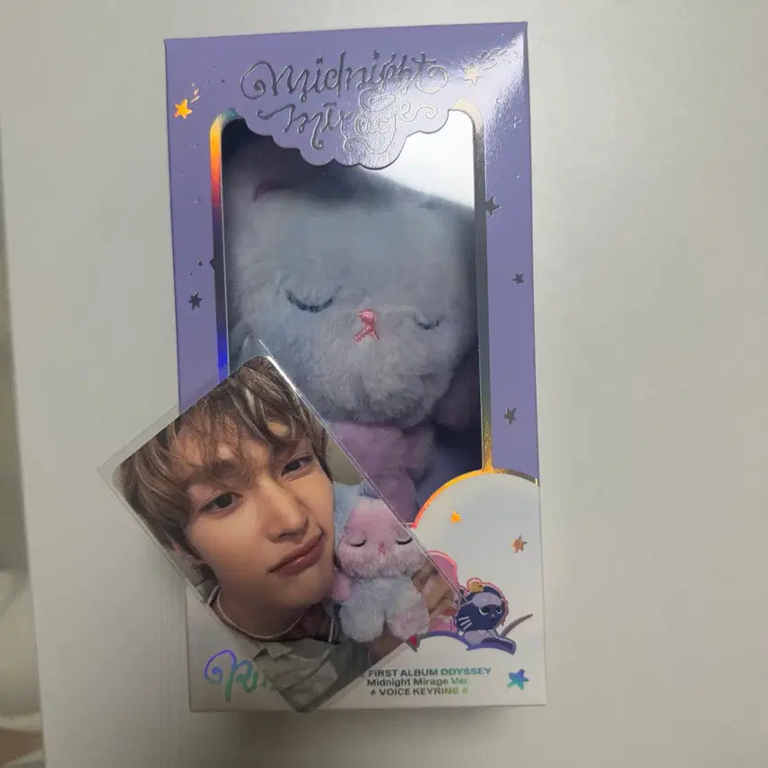 [BUNJANG] RIIZE Wonbin Tonnyangdeok Voice Keyring B Midnight Photocard / 라이즈 원빈 토냥덕 보이스키링 B 미드나잇 포카
