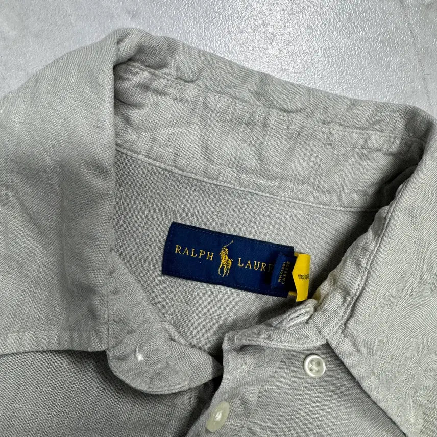 [BUNJANG] Polo Ralph Lauren Linen Shirt / 85 폴로 랄프로렌 Polo Ralph Lauren 린넨