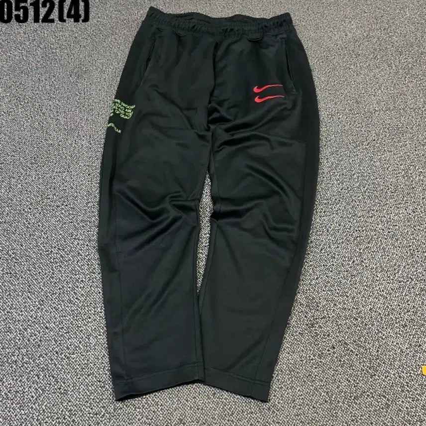 [BUNJANG] Nike Double Swoosh Black Training Pants L / 나이키 더블 스우시 블랙 트레이닝 바지 L | 0512