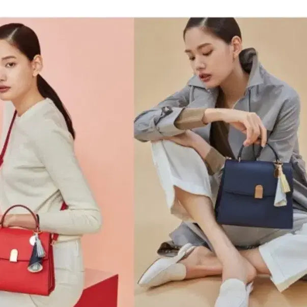 [BUNJANG] Beanpole Bling Tote Bag &amp; Cross Bag / 빈폴 블링 토트백 &amp; 크로스백