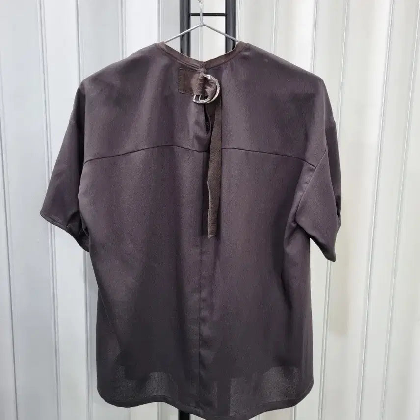[BUNJANG] Mare Monte Short Sleeve Round Neck T-shirt Brown / MARE MONTE 반팔 브라운