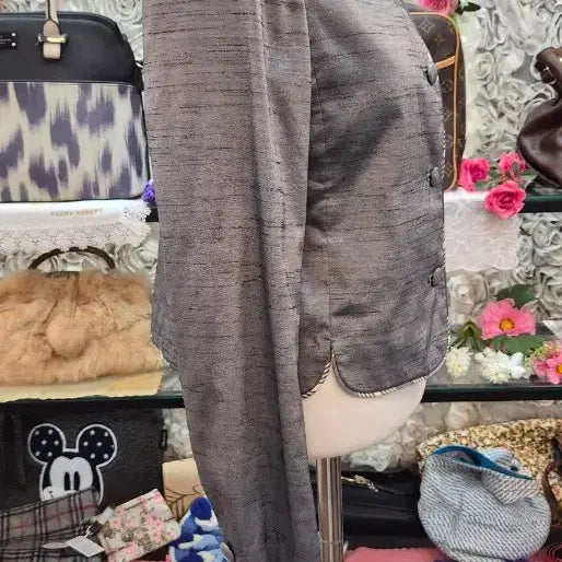 [BUNJANG] Louis Joone Silk Blend Short Jacket (Size 55) / LOUIS JOONE 실크 혼방 숏자켓 (55)