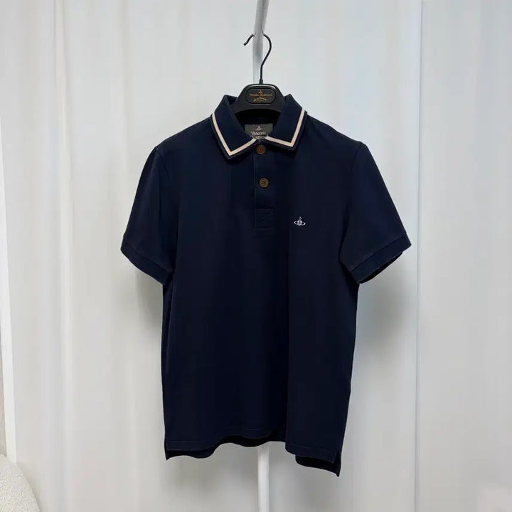 [SOLD OUT] 비비안웨스트우드 네이비 pk 반팔 티셔츠