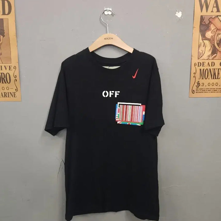 [BUNJANG] Nike x Off-White Black T-Shirt / 나이키 x 오프화이트 블랙 반팔 티셔츠