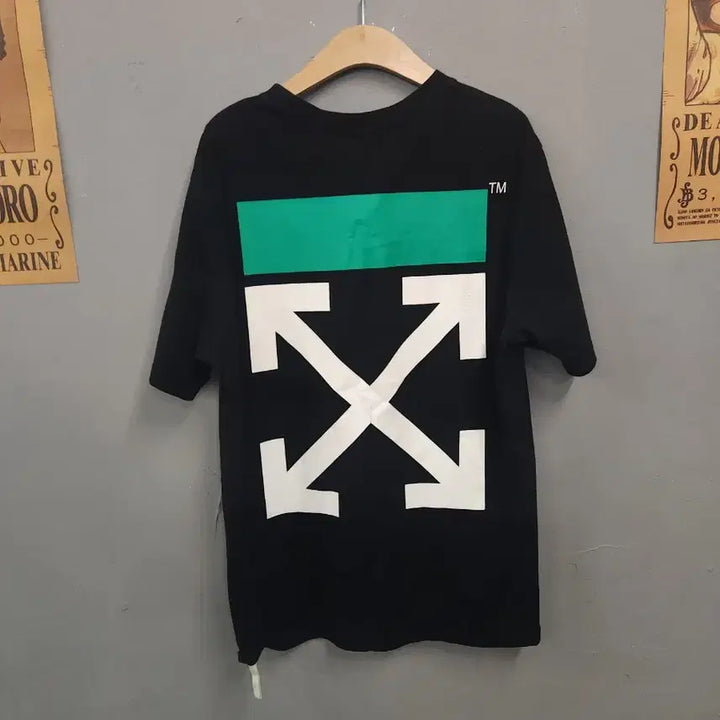 [BUNJANG] Nike x Off-White Black T-Shirt / 나이키 x 오프화이트 블랙 반팔 티셔츠