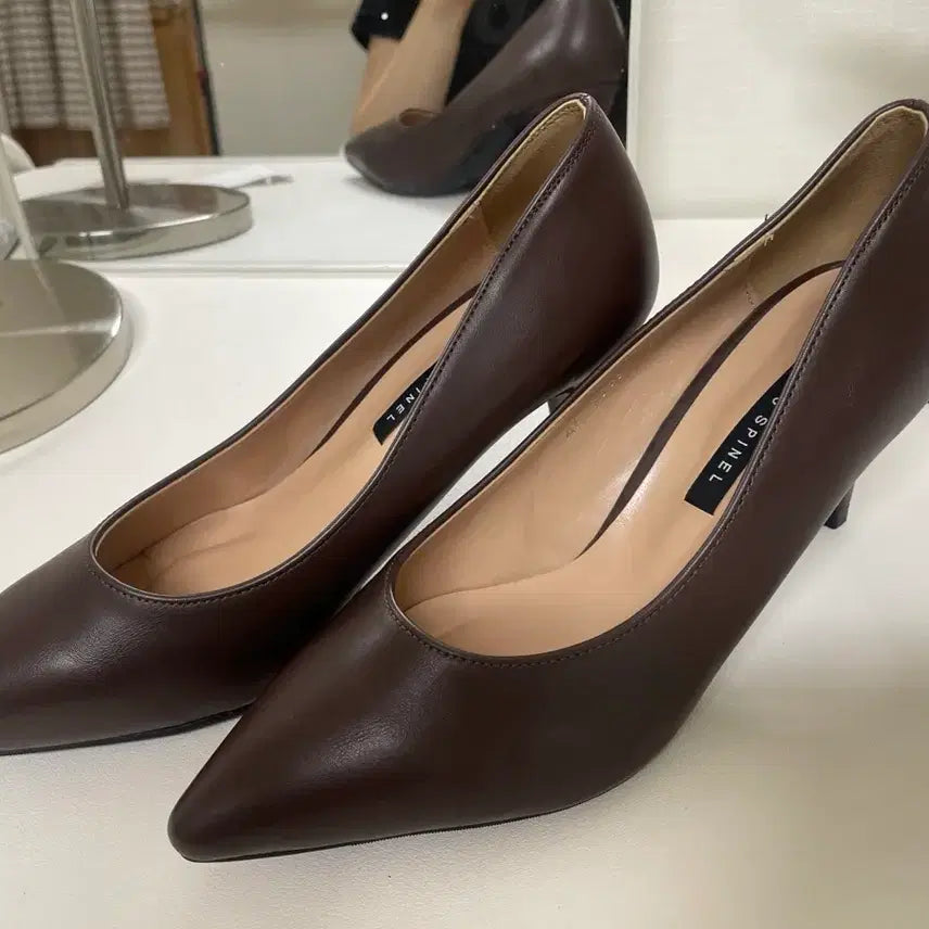 [BUNJANG] Alto Stiletto Heels Brown 7cm / 새상품)알토 스틸레토힐 브라운 7cm