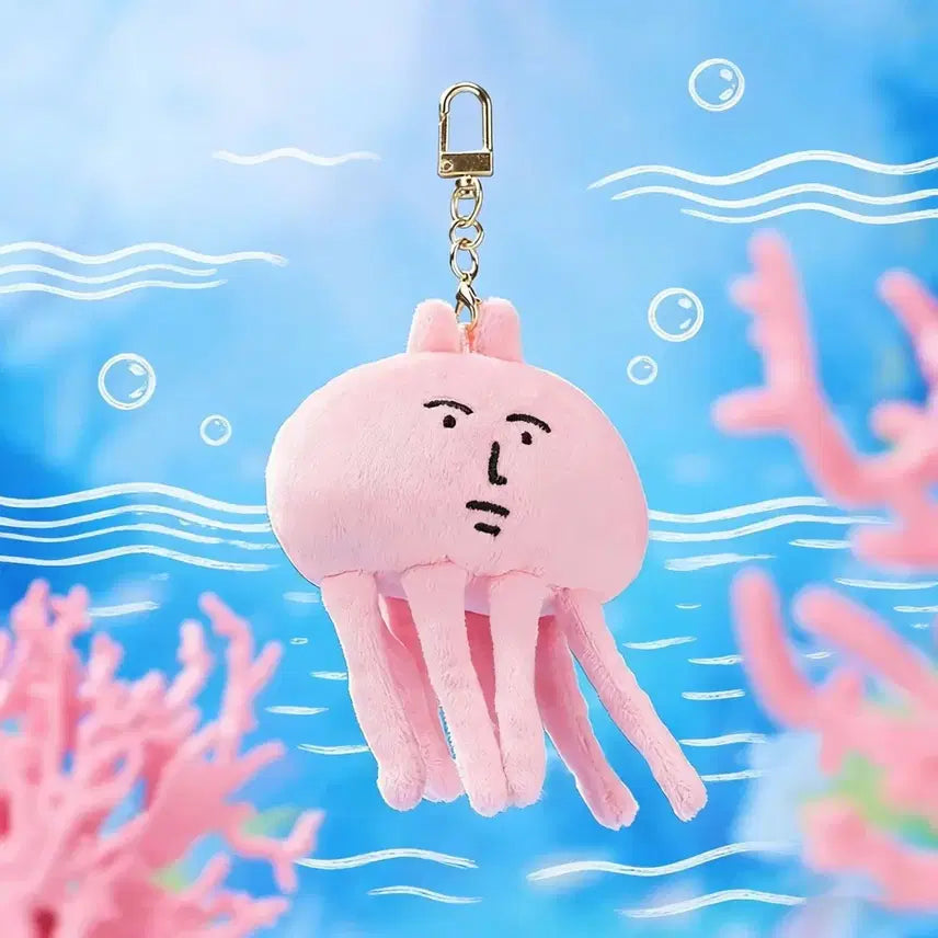 [BUNJANG] Jellyfish Keychain Set (Buy 1, Get 1 Free) / 해파리 키링 1+1