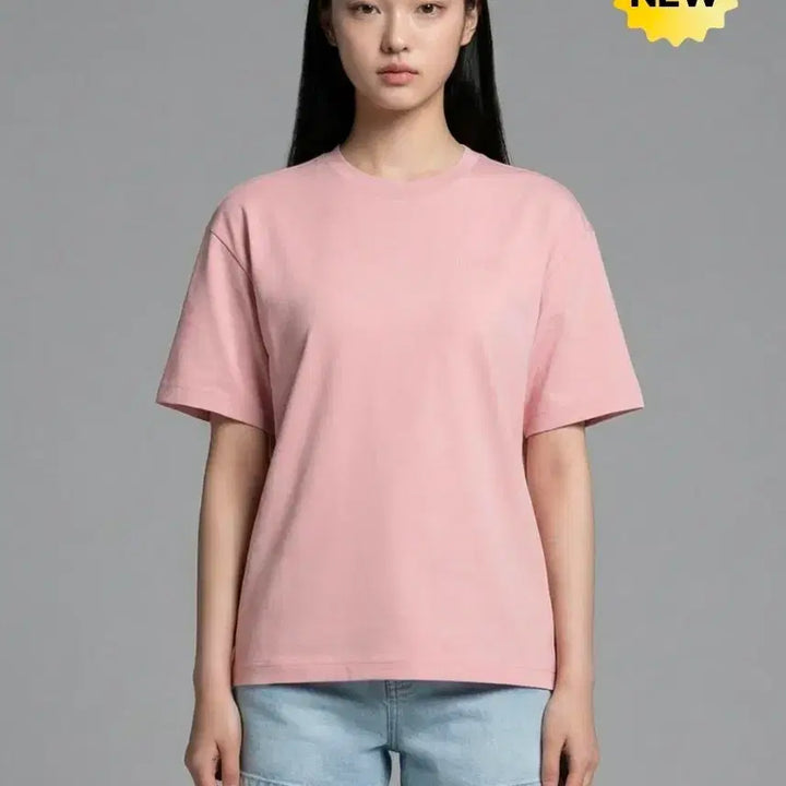 [BUNJANG] Supima Semi Oversized Short Sleeve T-Shirt / 수피마 세미 오버핏 반팔 티셔츠