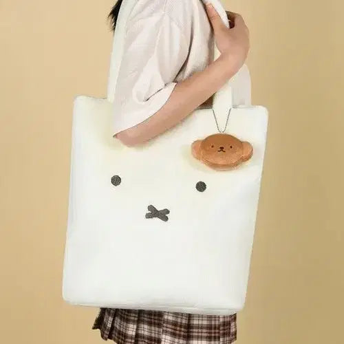 [BUNJANG] Miffy "Boris" Keychain Plush Bag / [홍콩 미피/ 새상품] 미피 가방 보들보들