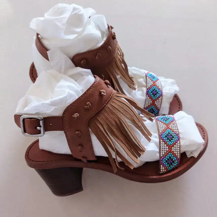 [BUNJANG] Ash Tassel Detail Sandals Brown / 아쉬(Ash) 태슬 장식 샌들 브라운 (새상품)