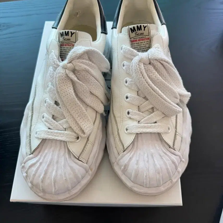 [BUNJANG] Maison Mihara Yasuhiro Blakey Sneakers White Size 44 / 야스히로 mmy 블레이키 스니커즈 화이트 44