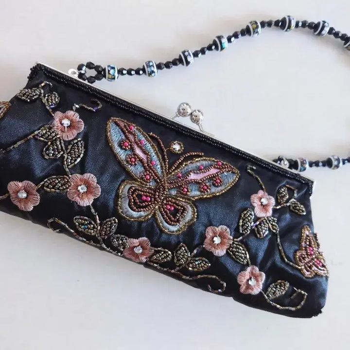 [BUNJANG] Handmade Beaded Butterfly Bag / 핸드메이드  비즈 나비 백