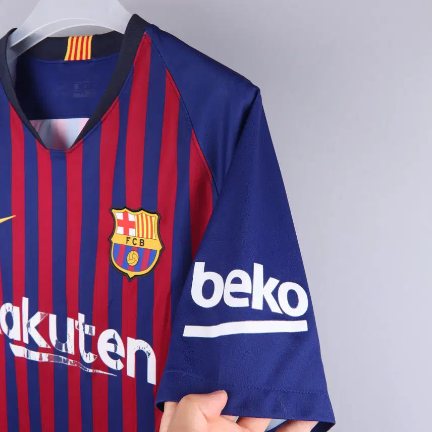 [BUNJANG] Nike Barcelona 18-19 Stadium Home Jersey (L) / 나이키 바르셀로나 18-19 스타디움 홈 저지 (L)