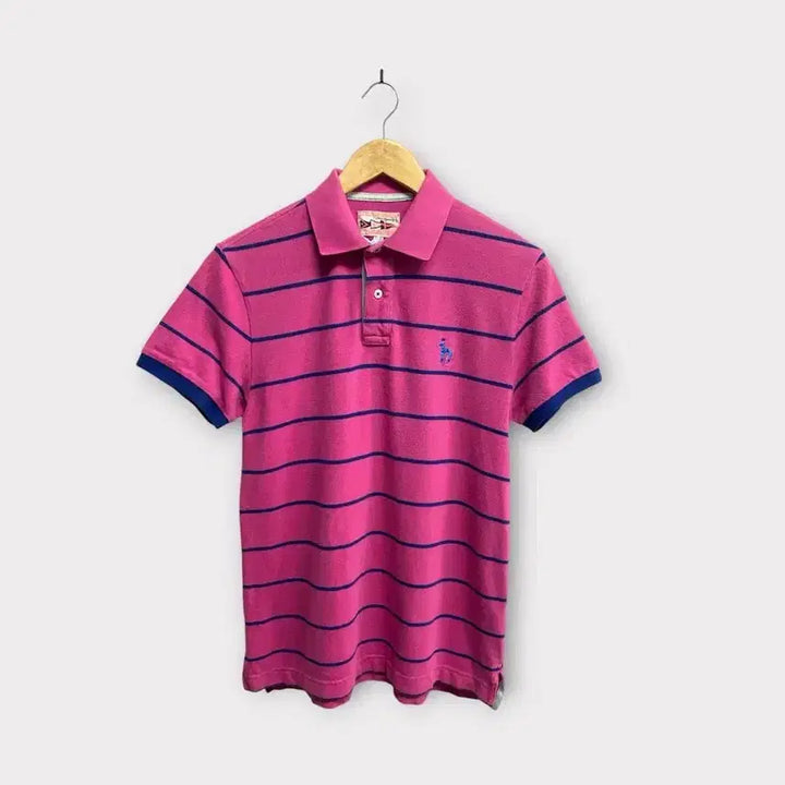[BUNJANG] Hazzys Striped Polo T-Shirt Size 100 / 헤지스 스트라이프 폴로 카라티 100
