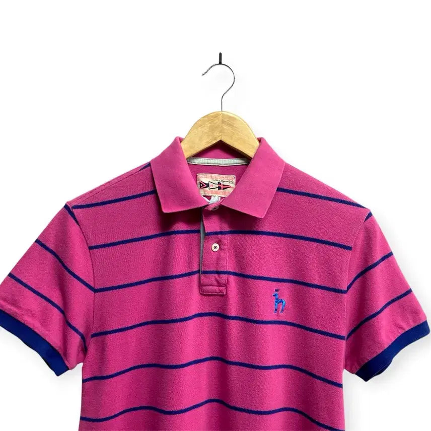 [BUNJANG] Hazzys Striped Polo T-Shirt Size 100 / 헤지스 스트라이프 폴로 카라티 100