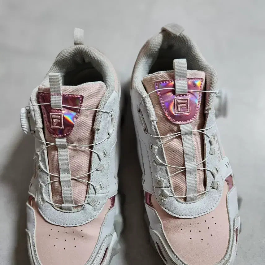 [BUNJANG] Fila Dial Sneakers Pink/White 240mm / 휠라 다이얼 운동화 핑크/화이트 240