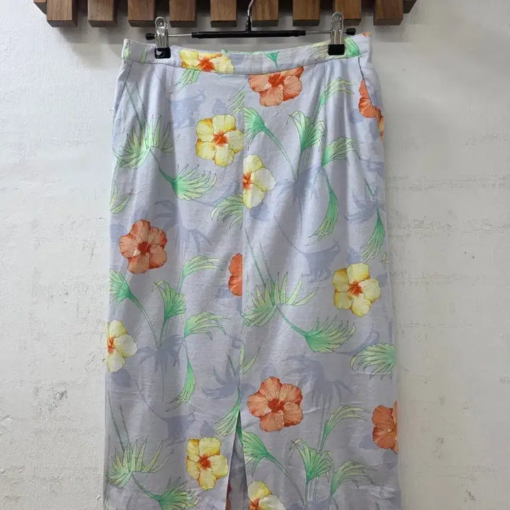 [BUNJANG] Spadacini Floral Midi Skirt / 이태리스파다치니플로럴 스커트