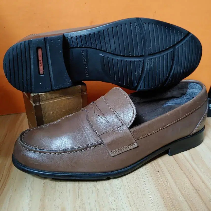 [BUNJANG] Rockport Natural Leather Loafers (US 7.5 / 255mm) / 락포트 천연가죽 로퍼(US7.5사이즈255)