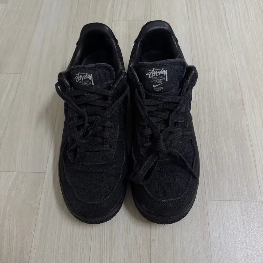 [BUNJANG] Nike Stussy Air Force 1 Low Triple Black / [275]나이키 스투시 에어포스 트리플블랙 나투시