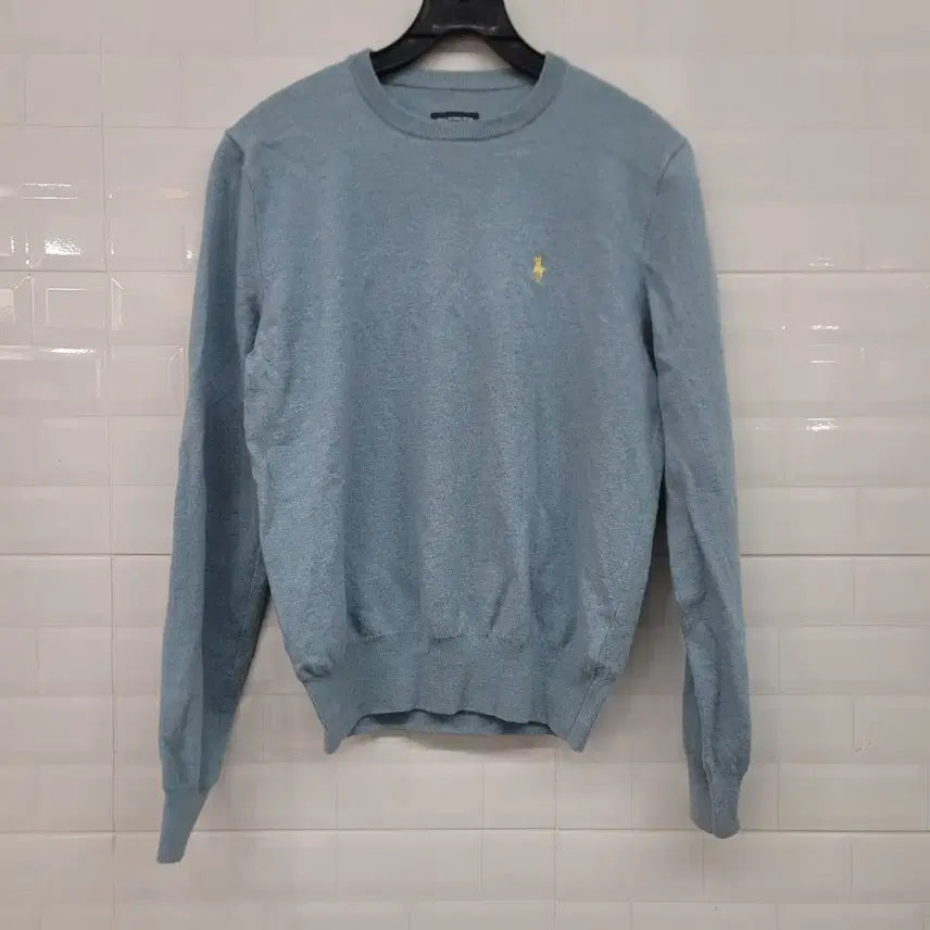 [BUNJANG] Polo Ralph Lauren Blue Knit Sweater M / 폴로 랄프로렌 블루 니트