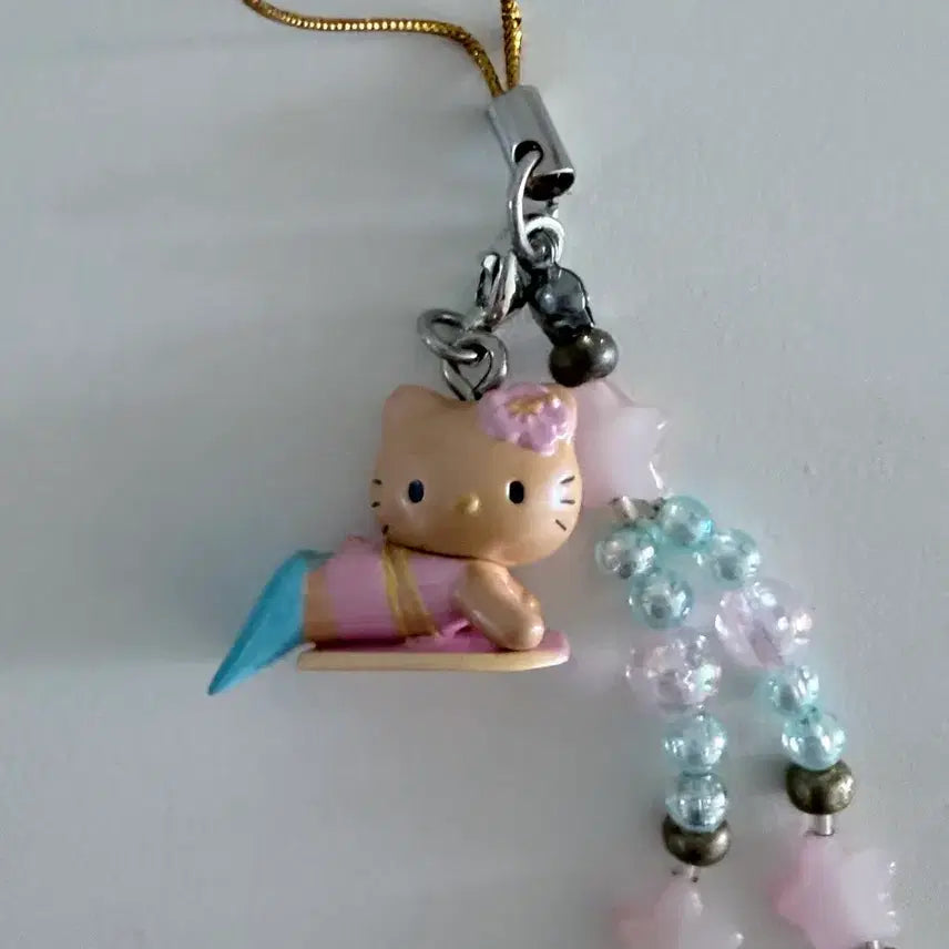 [BUNJANG] Sanrio Classic Kitty Surfing Bikini Tan Strap / 산리오고전 태닝키티 서핑키티 비키니키티 선탠키티 스트랩