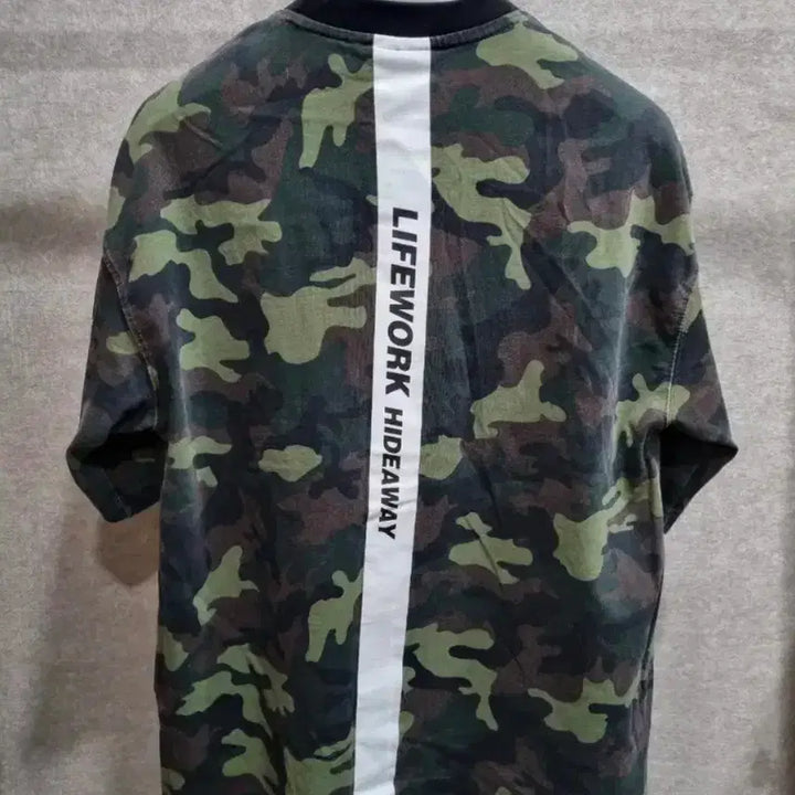 [BUNJANG] Lifework Camo Half-Sleeve T-Shirt Men&
