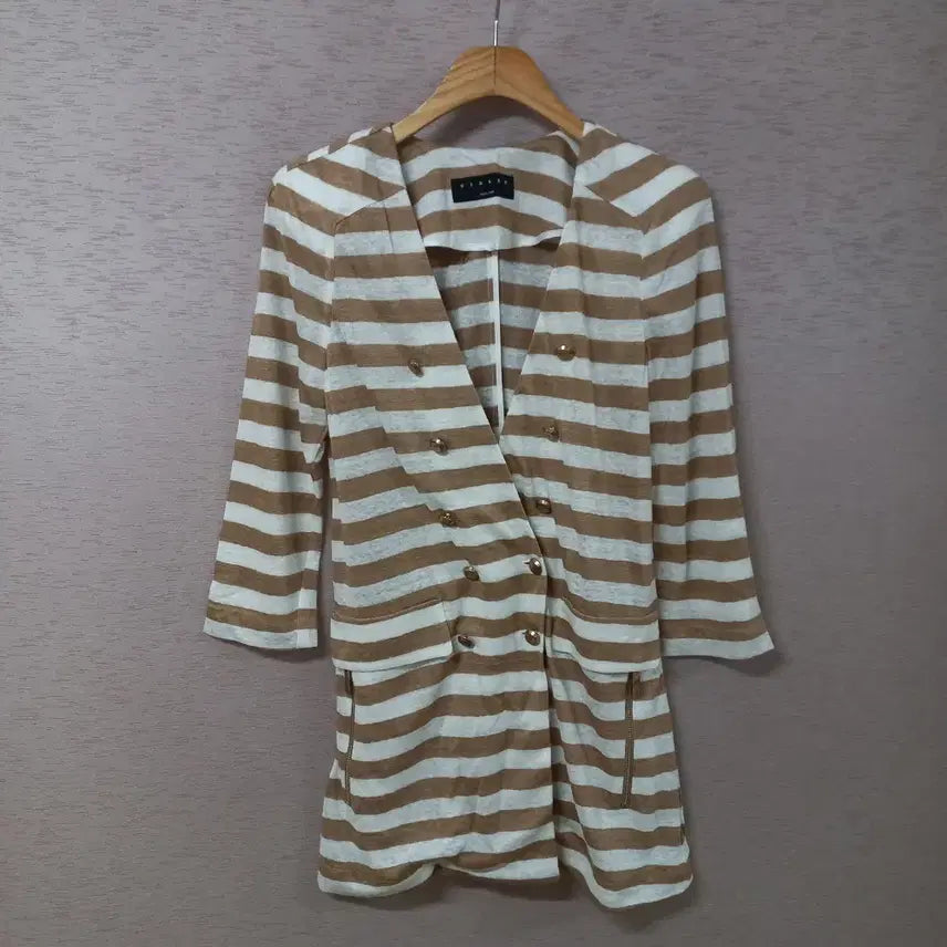 [BUNJANG] Sisley Stripe Knit Cardigan / B5-13/시슬리 스트라이프  마 니트가디건 여성