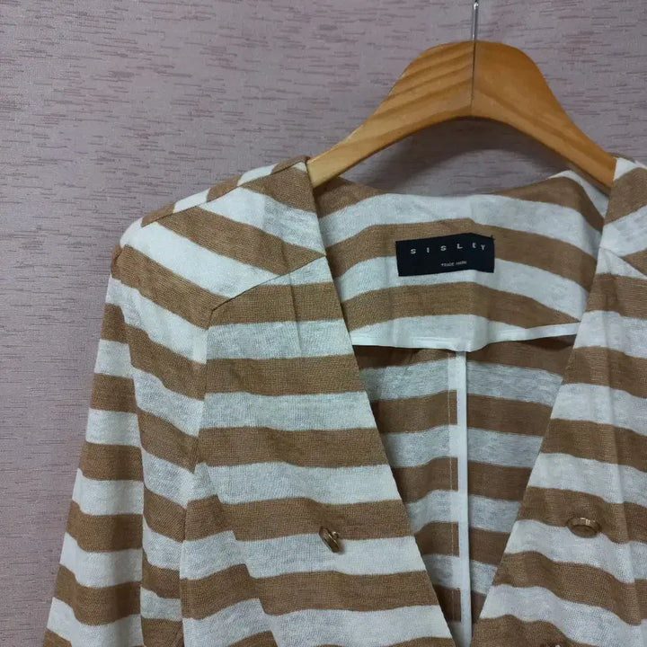 [BUNJANG] Sisley Stripe Knit Cardigan / B5-13/시슬리 스트라이프  마 니트가디건 여성