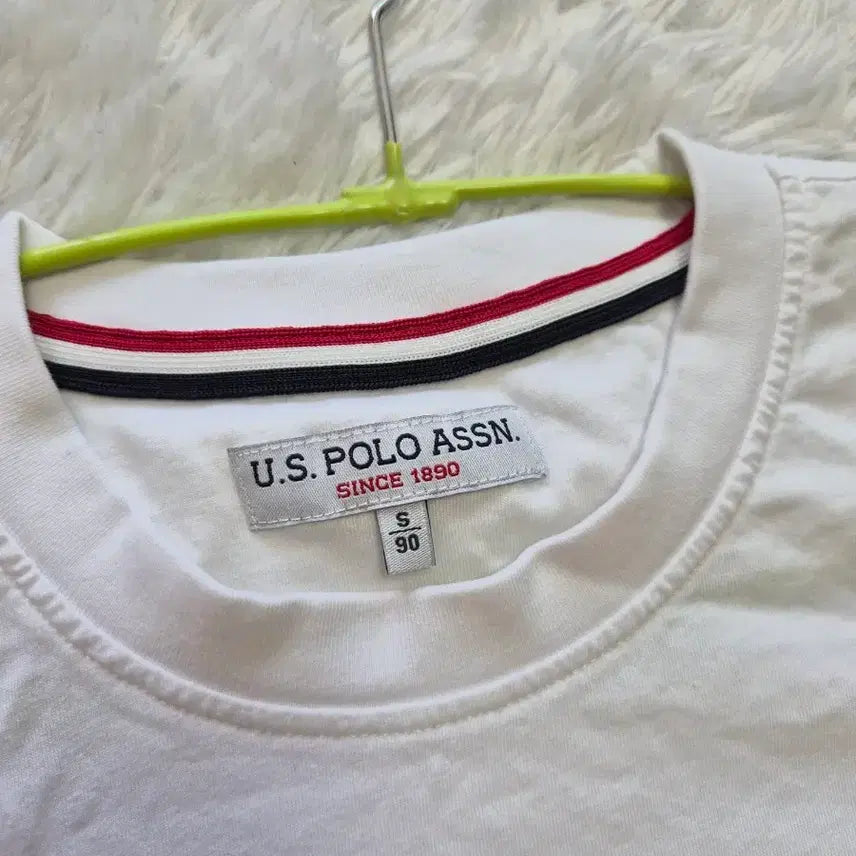[BUNJANG] U.S. POLO ASSN. White Short-Sleeve T-Shirt Size 90 / U.S. POLO ASSN. 화이트 반팔티 S (90)