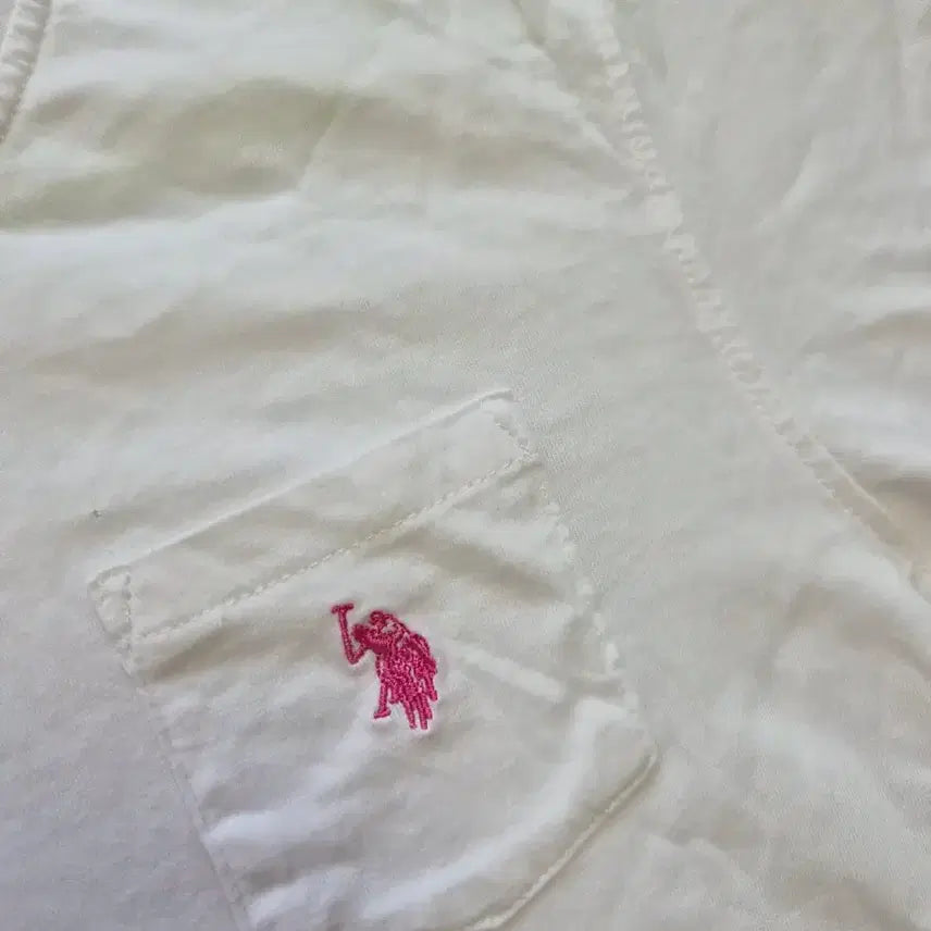 [BUNJANG] U.S. POLO ASSN. White Short-Sleeve T-Shirt Size 90 / U.S. POLO ASSN. 화이트 반팔티 S (90)