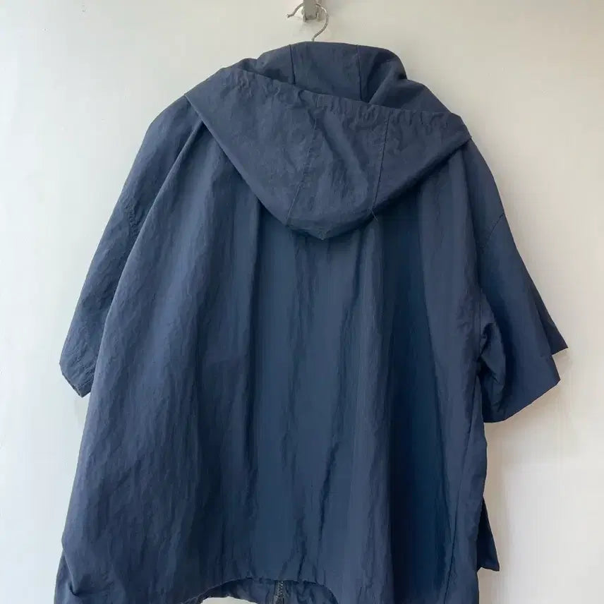 [BUNJANG] Unisex Rain Nylon Wind Hooded Jacket / 남녀공용 장마 레인 나일론 윈드 후드 자켓