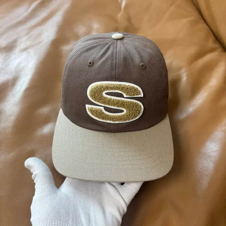 [BUNJANG] Stussy 6-Panel Chenille S Low Cap Hat - Rust Brown / 스투시 6패널 볼캡 모자 셔닐 S 로우 브라운
