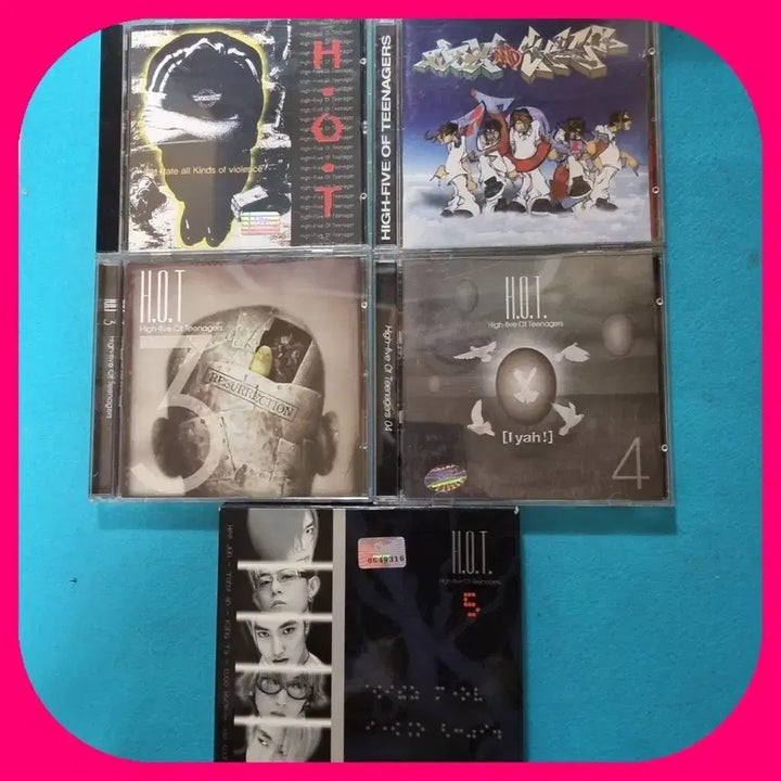 [BUNJANG] H.O.T. 1st - 5th Album CD Set / H.O.T 1.2.3.4.5집 CD