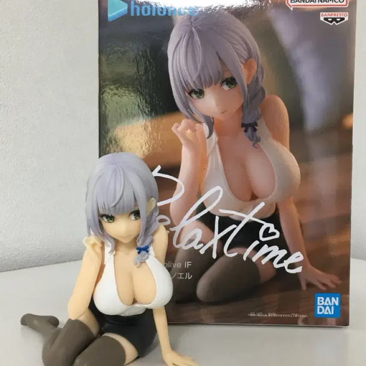 [BUNJANG] Hololive Shirogane Noel Relax Time Noodles Stopper Figure / 홀로라이브 시로가네 노엘 릴렉스타임 피규어 판매합니다!