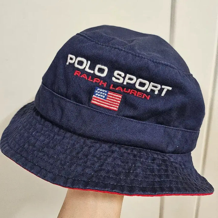 [BUNJANG] Polo Ralph Lauren Cotton Sport Bucket Hat One Size / 미착용)폴로 스포츠 버킷햇